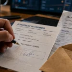 Libellé virement clairement indiqué sur bordereau bancaire
