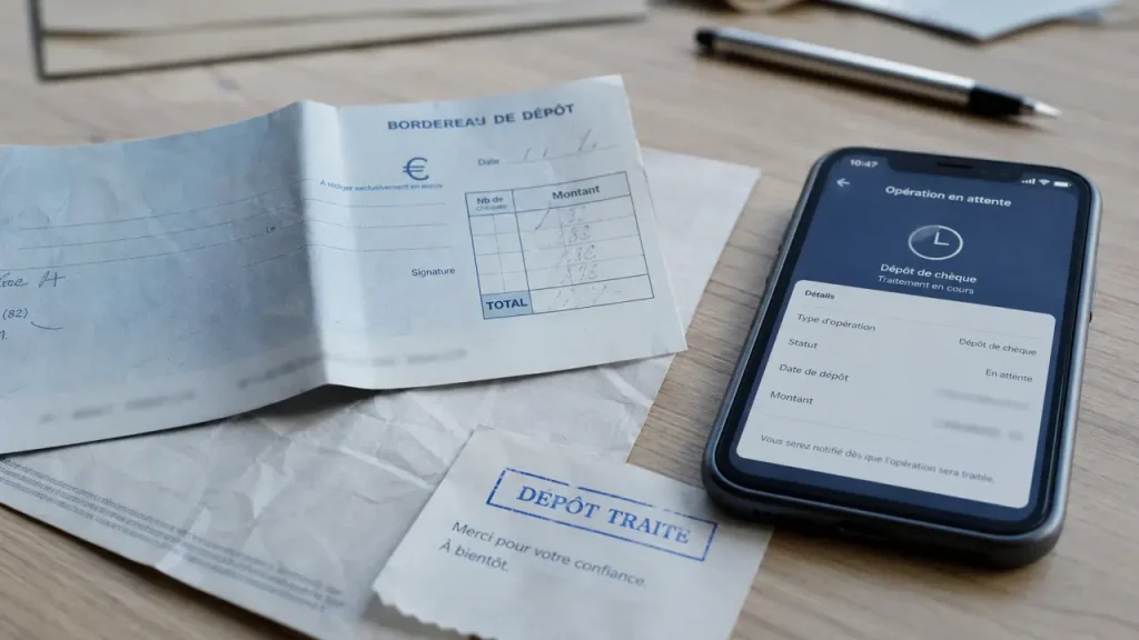Mon cheque n'est toujours pas encaissé credit agricole : chèque en attente