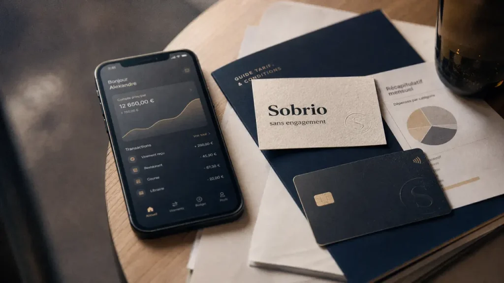 Sobrio Société Générale c’est quoi : carte bancaire et assurance