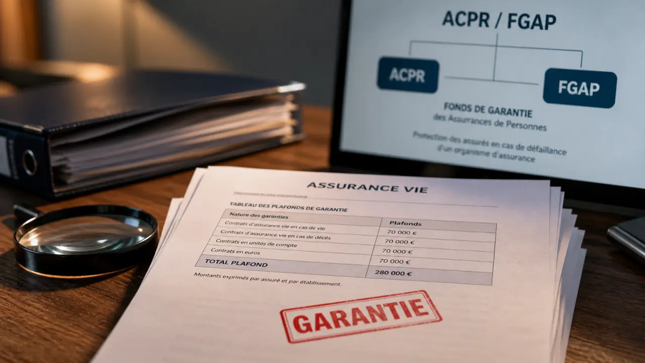 Assurance vie garantie : plafonds 70 000 € et 90 000 € et FGAP