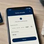 carte virtuelle fortuneo sur smartphone pour paiements ponctuels