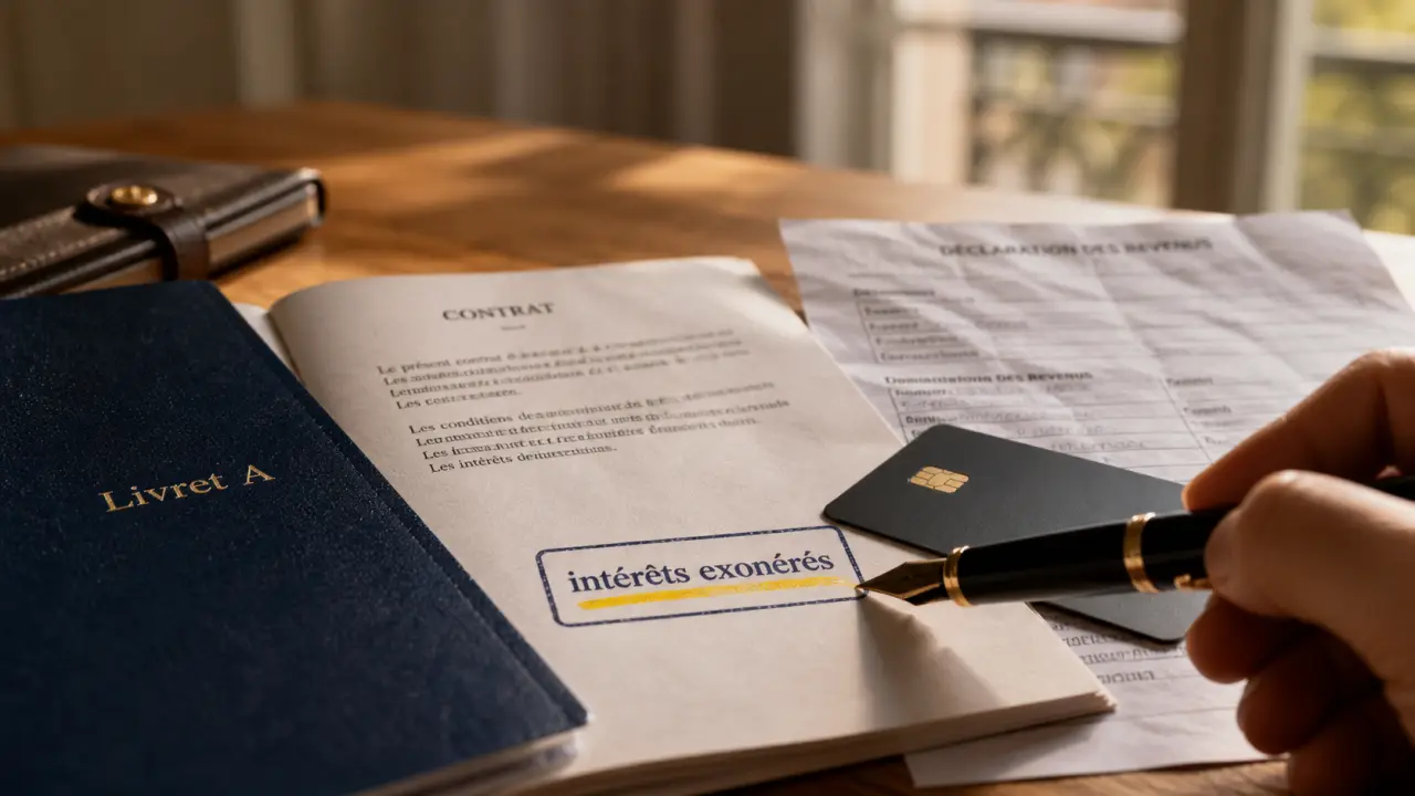 Impot livret a : intérêts exonérés du livret A