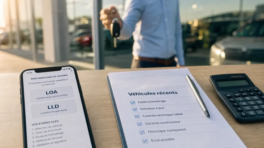 Mon leasing auto La Banque Postale : choix LOA LLD et kilométrage à cadrer
