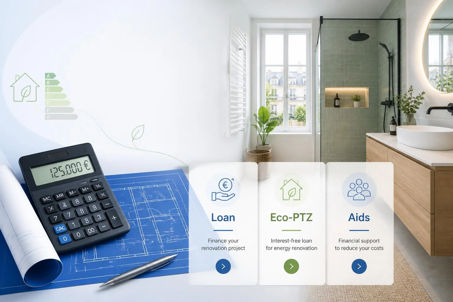 Prêt travaux, éco-PTZ et aides : financer sans surcoût