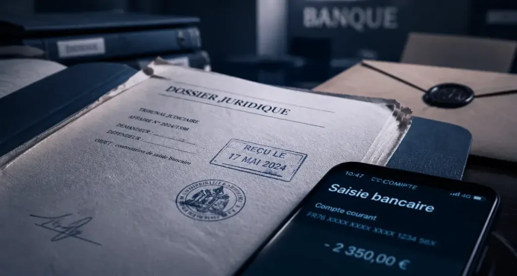 Saisie compte bancaire : protéger son reste-à-vivre