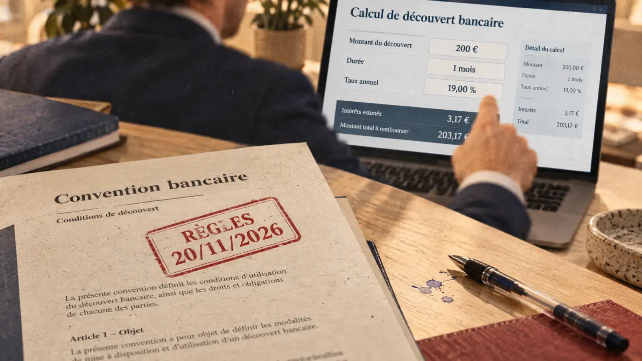 Plafonds découvert bancaire 2026 : 200 € et règles d’autorisation