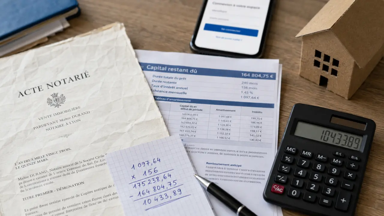 Rachat de soulte avec credit en cours : calcul et frais