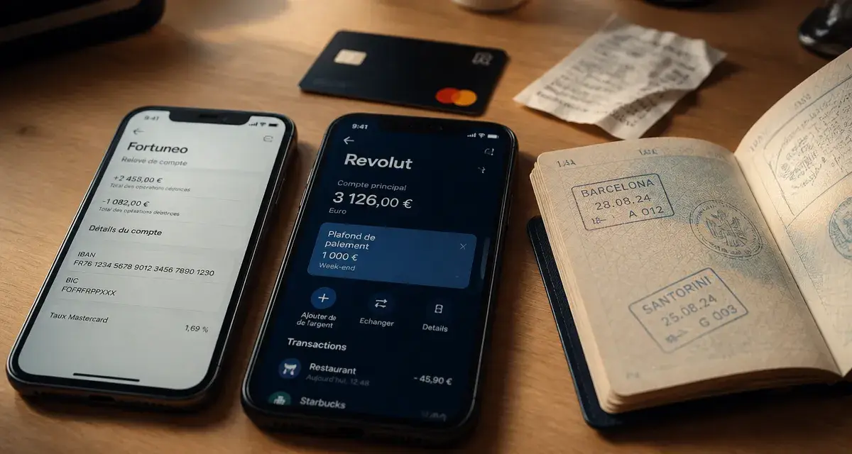Revolut vs Fortuneo pour paiements à l’étranger : plafond et IBAN