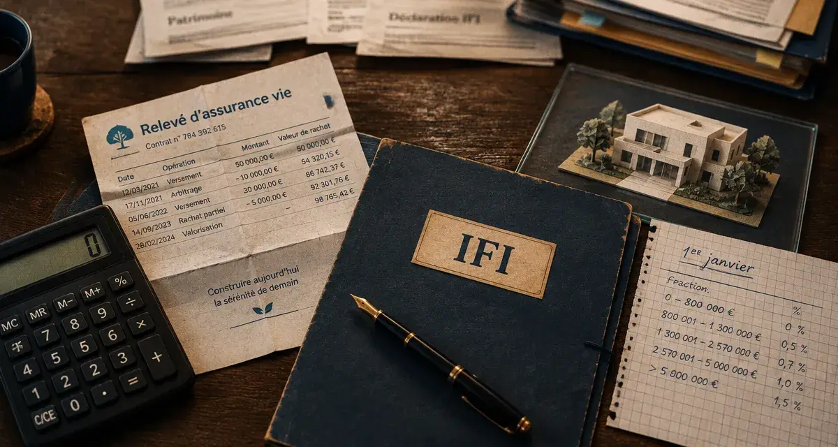 Assurance vie et ISF : IFI, part non immobilière