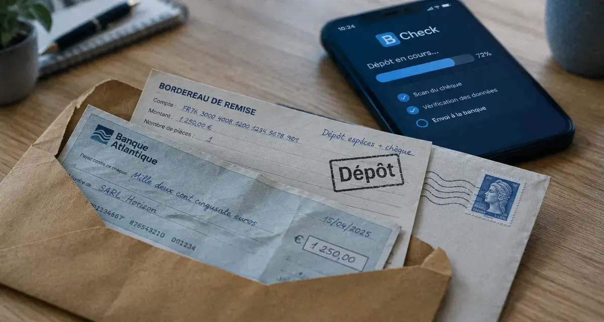 Délai encaissement chèque BforBank : 8 à 10 jours ouvrés, courrier compris